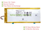 Hp PR-2566147, 1ICP 3/67/147 3.7V 2550mAh replacement batteries