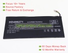 Other HD499271, 499271 3.85V 10000mAh replacement batteries