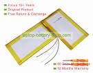 Rtdpart U2766122PV-2P, 2766122 3.8V 6000mAh original batteries