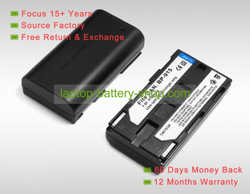 Canon BP-930, BP-914 7.4V 6300mAh replacement batteries - Click Image to Close