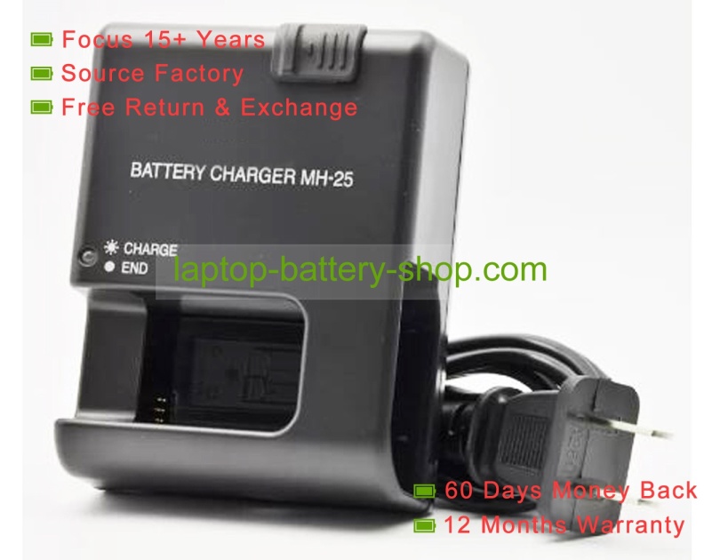 Nikon MH-25A 8.4V 1.2A replacement chargers - Click Image to Close