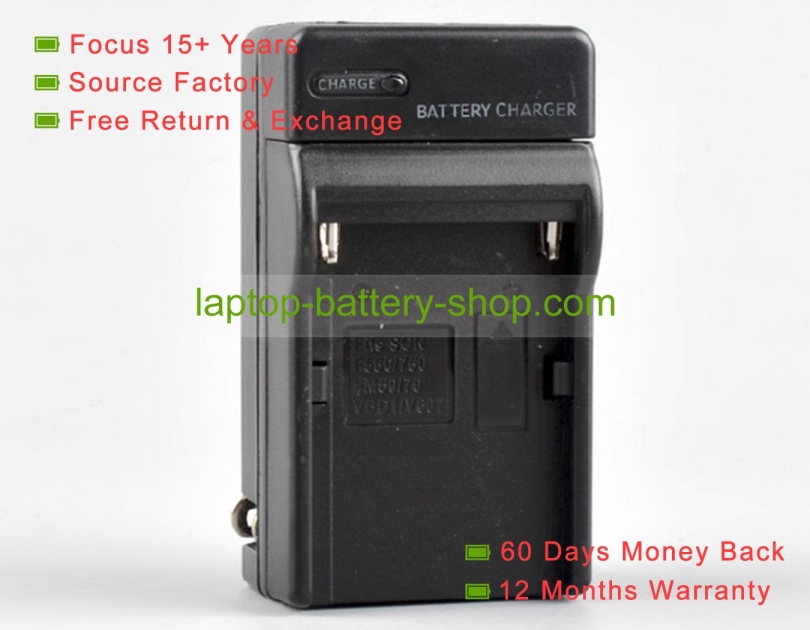 Sony FM50, NP-FM55H 8.4V 600mAhA replacement chargers - Click Image to Close