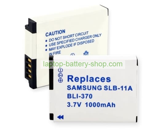 Samsung SLB-11A, SLB-11EP 3.7V 1000mAh replacement batteries - Click Image to Close