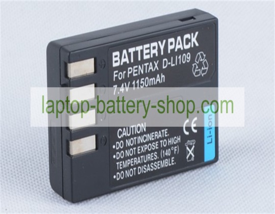 Pentax D-LI109 7.4V 1150mAh replacement batteries - Click Image to Close