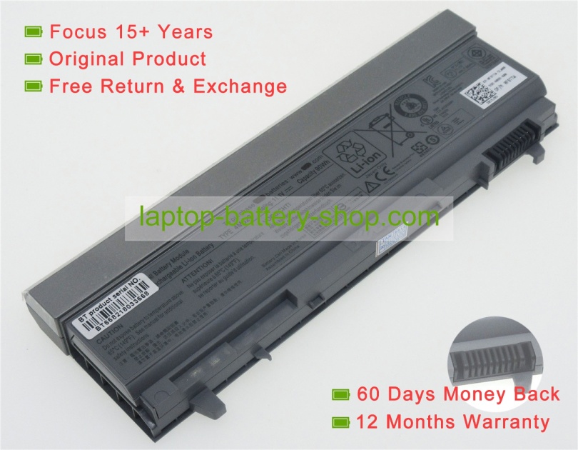 Dell PT436, PT435 11.1V 7650mAh replacement batteries - Click Image to Close