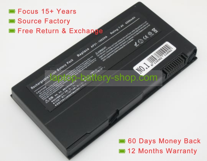 Asus AP21-1002HA, 70-OA0P1B1000 7.4V 4200mAh replacement batteries - Click Image to Close