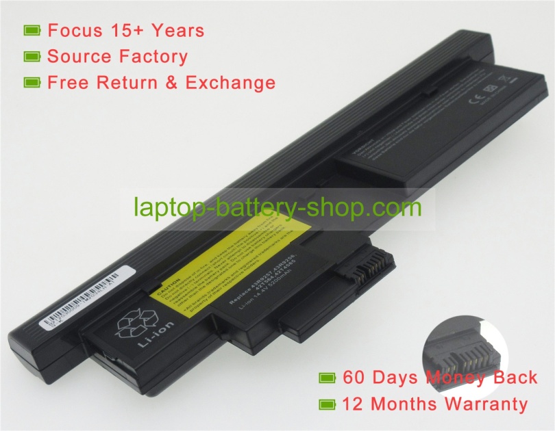 Lenovo 43R9257, 43R9256 14.4V 4400mAh replacement batteries - Click Image to Close