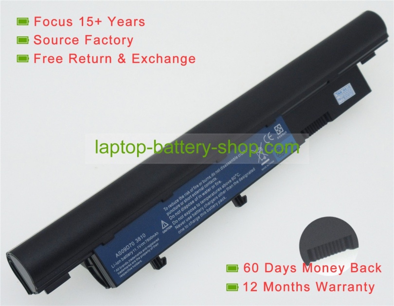 Acer AS09D31, AS09F34 11.1V 6600mAh batteries - Click Image to Close