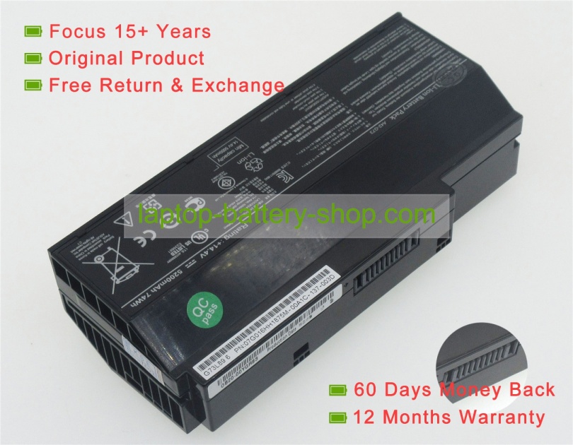 Asus 70-NY81B1000Z, A42-G53 14.6V 5200mAh replacement batteries - Click Image to Close