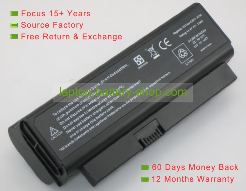 Hp HSTNN-OB77, 493202-001 14.4V 4400mAh replacement batteries - Click Image to Close