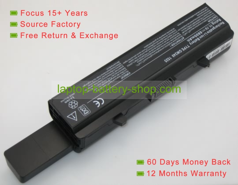 Dell XR682, XR694 11.1V 8800mAh replacement batteries - Click Image to Close