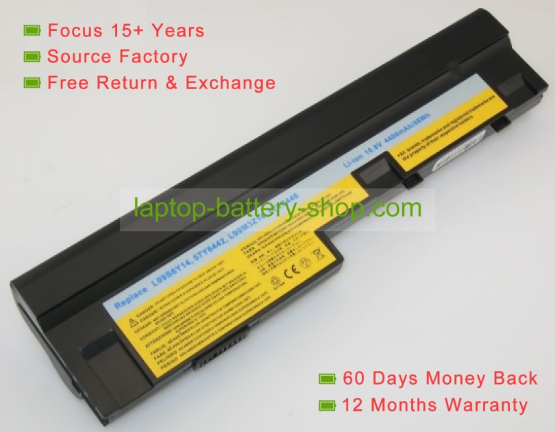 Lenovo L09S3Z14, L09M3Z14 10.8V 4400mAh replacement batteries - Click Image to Close