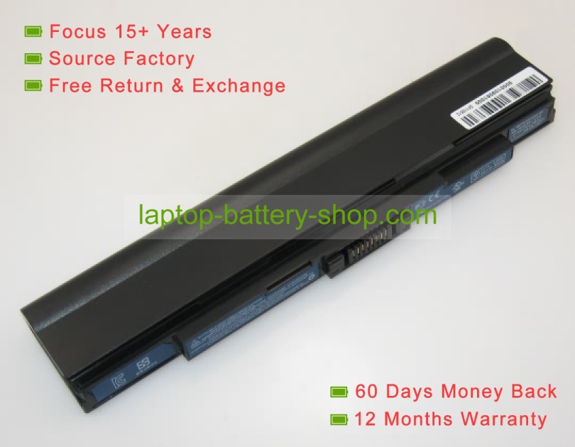 Acer LC.BTP00.130, BT.00605.064 11.1V 4400mAh replacement batteries - Click Image to Close