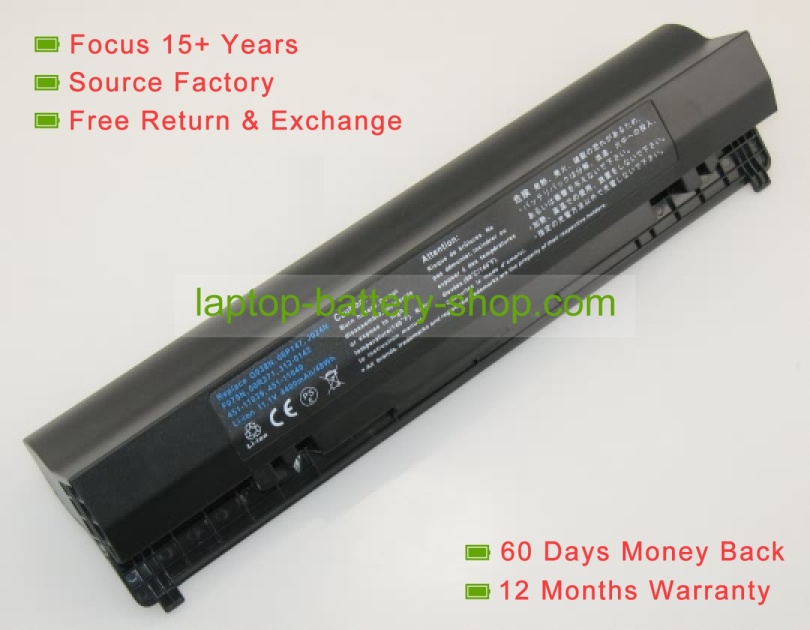 Dell G038N, F079N 11.1V 4400mAh replacement batteries - Click Image to Close