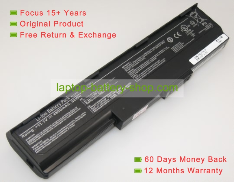 Asus A32-P30, 70-NUC1B2000PZ 11.1V 4800mAh replacement batteries - Click Image to Close