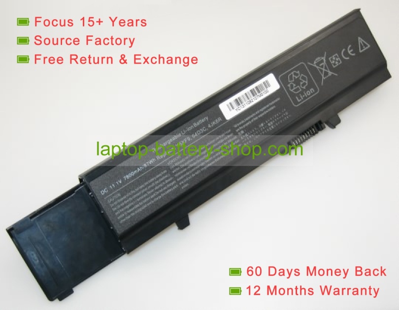 Dell Y5XF9, 312-0997 11.1V 7800mAh replacement batteries - Click Image to Close