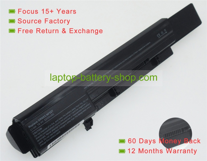 Dell 50tkn Grnx5 14 8v 5200mah Replacement Batteries 40 50 Laptop Battery Shop