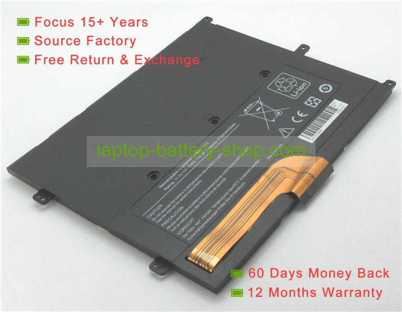 Dell T1G6P, PRW6G 11.1V 2400mAh replacement batteries - Click Image to Close