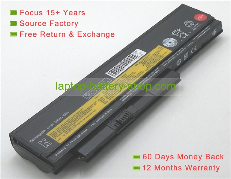 Lenovo 42T4901, 0A36281 11.1V 4400mAh replacement batteries - Click Image to Close