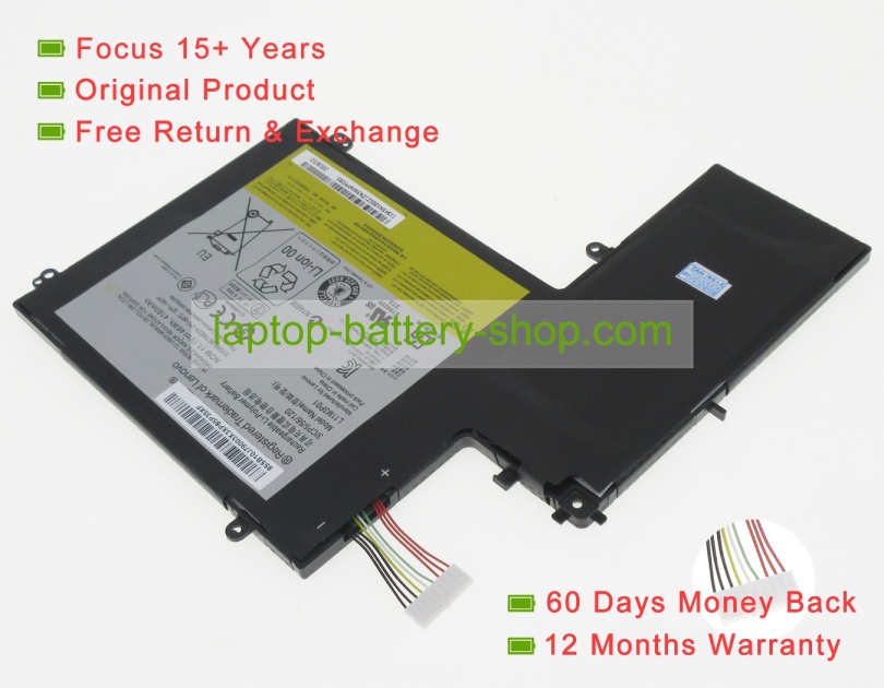 Lenovo L11M3P01, 3ICP5/56/120 11.1V 4160mAh replacement batteries - Click Image to Close