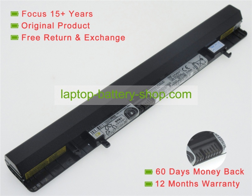 Lenovo L12L4A01, L12M4K51 14.4V 2200mAh replacement batteries - Click Image to Close