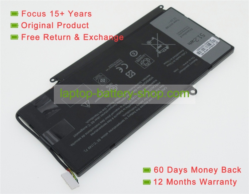 Dell VH748, 6PHG8 11.4V 3500mAh replacement batteries - Click Image to Close