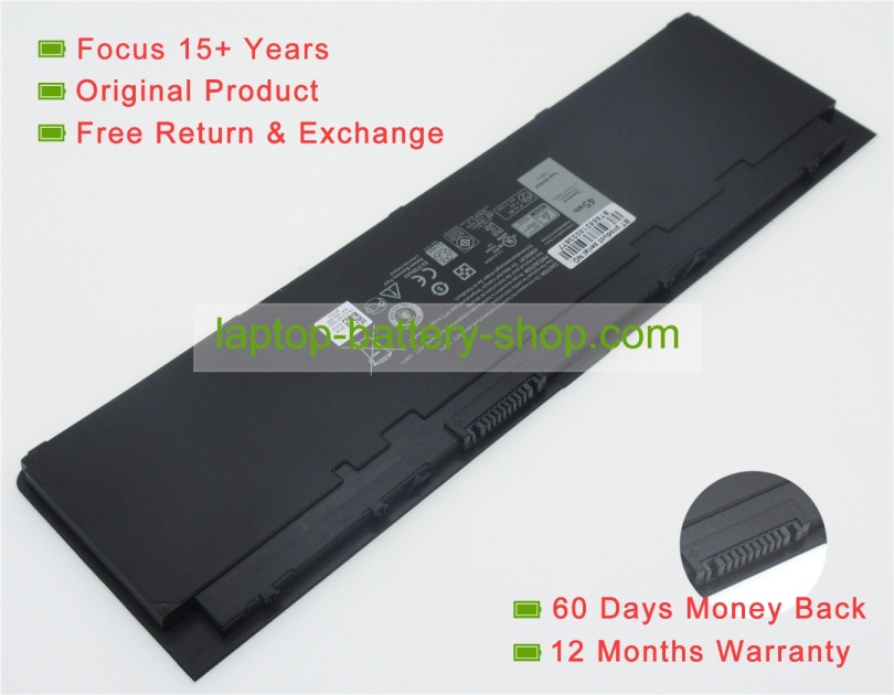 Dell WD52H, GVD76 7.4V 6000mAh replacement batteries - Click Image to Close