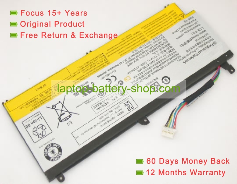 Lenovo L13L1P21, 11CP4/65/150 3.7V 4730mAh replacement batteries - Click Image to Close