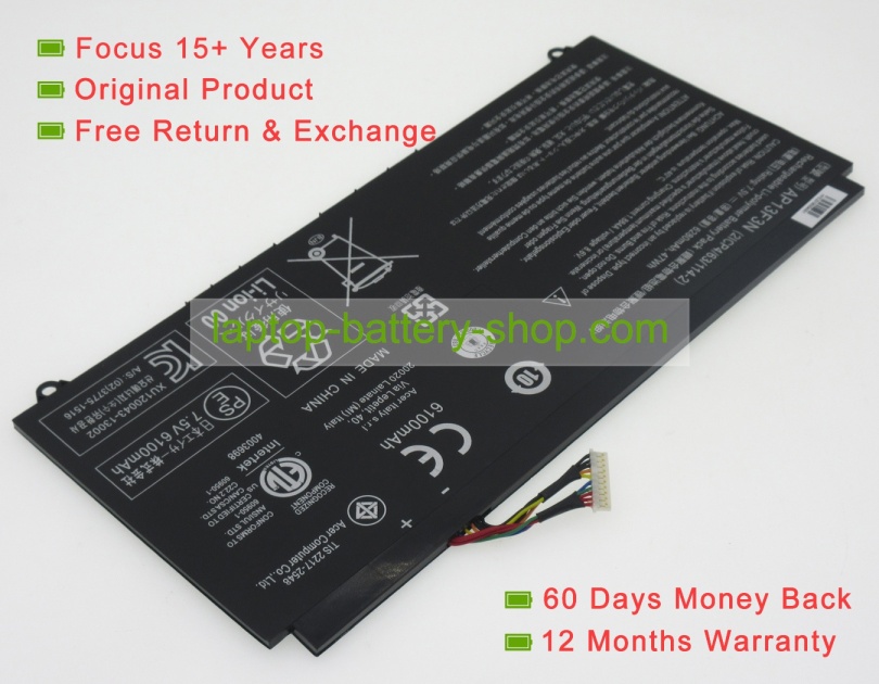 Acer AP13F3N, 2ICP4/63/114-2 7.5V 6280mAh replacement batteries - Click Image to Close