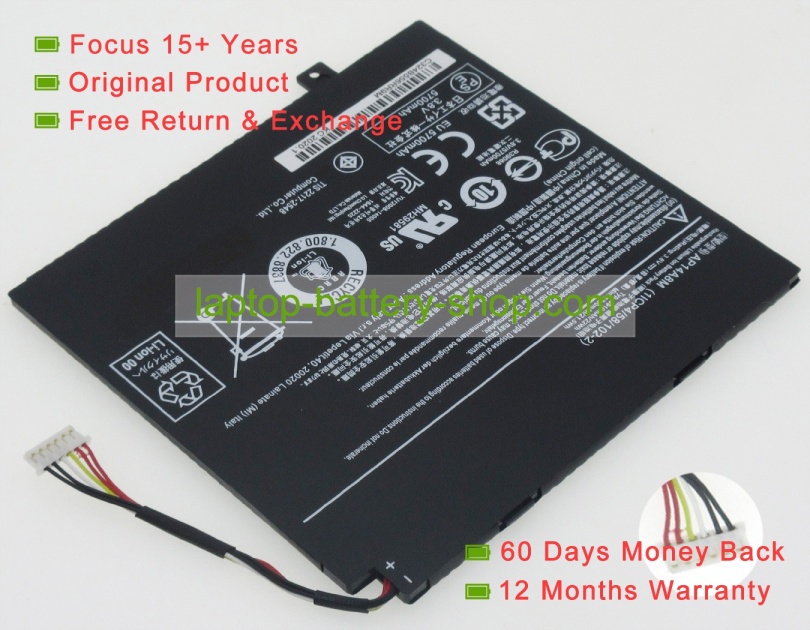 Acer AP14A8M, 1ICP4/58/102-2 3.8V 5910mAh replacement batteries - Click Image to Close