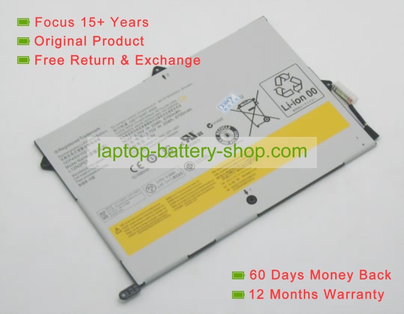 Lenovo L12N2P01 3.72V 6700mAh replacement batteries - Click Image to Close