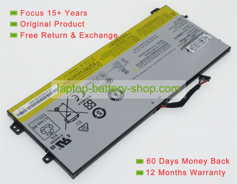 Lenovo L13L4P61, 2ICP3/86/94-2 7.4V 6000mAh replacement batteries - Click Image to Close