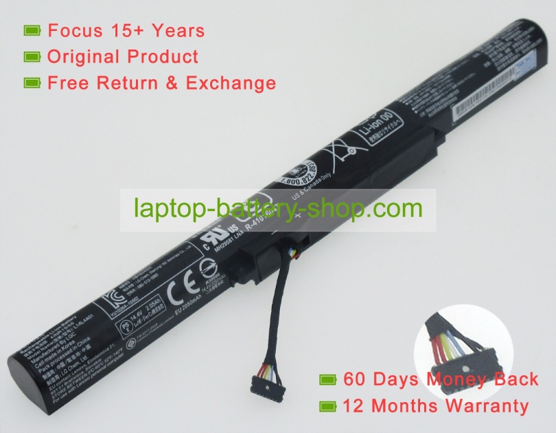 Lenovo L14L4A01, L14L4E01 14.4V 2200mAh original batteries - Click Image to Close