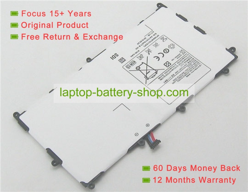 Samsung SP368487A, SP368487A 1S2P 3.8V 6100mAh replacement batteries - Click Image to Close