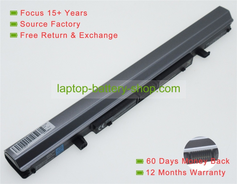 Toshiba PA5076U-1BRS, PA5077U-1BRS 14.8V 2600mAh replacement batteries - Click Image to Close