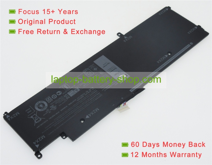 Dell XCNR3, WY7CG 7.6V 4500mAh replacement batteries - Click Image to Close