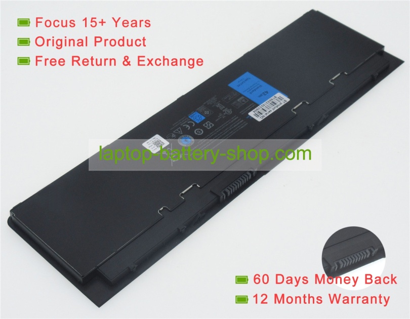 Dell GHT4X, NTC8R 7.4V 5340mAh replacement batteries - Click Image to Close