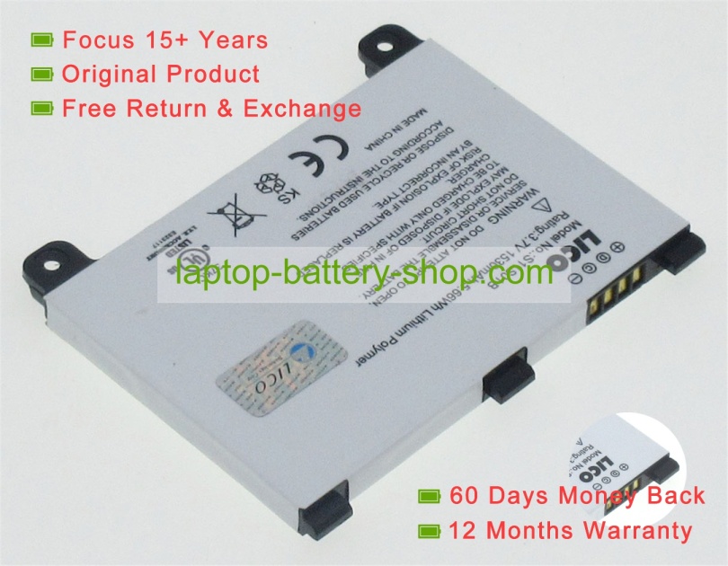 Amazon S11S01A, S11S01B 3.7V 1530mAh replacement batteries - Click Image to Close