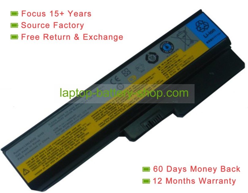 Lenovo 42T4729, L08L6C02 11.1V 6600mAh replacement batteries - Click Image to Close