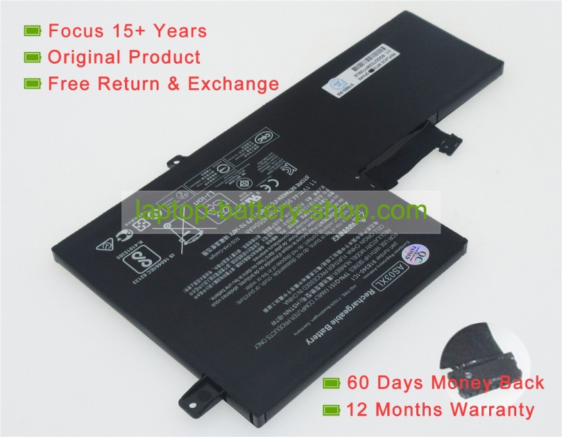 Hp AS03XL, 918669-855 11.1V 4050mAh original batteries - Click Image to Close