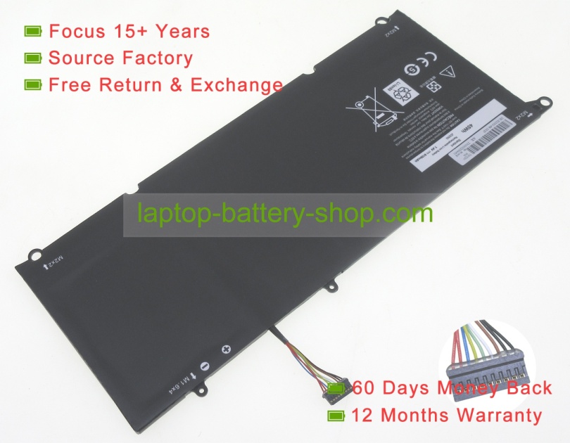 Dell 0DRRP, P54G 7.4V 6000mAh replacement batteries - Click Image to Close