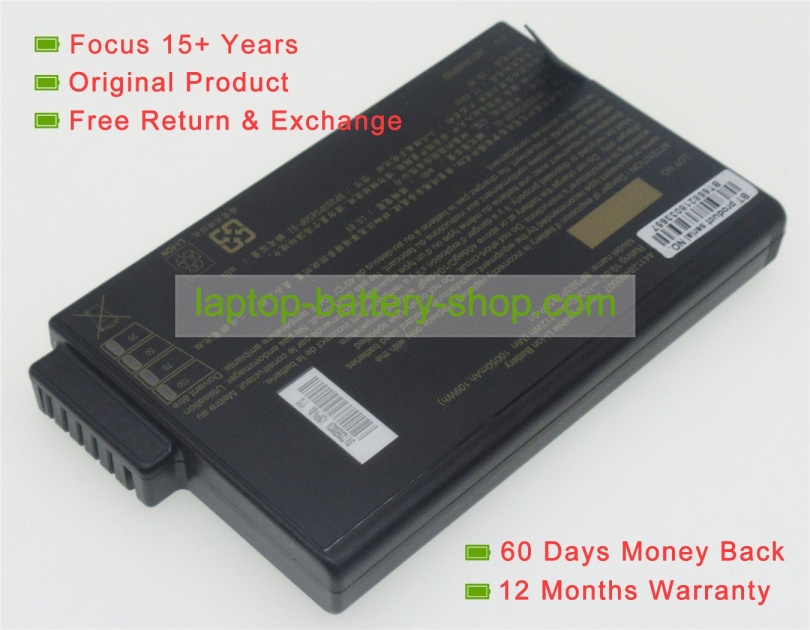 Getac BP3S3P3450P-01, 441128400007 10.8V 10350mAh replacement batteries - Click Image to Close