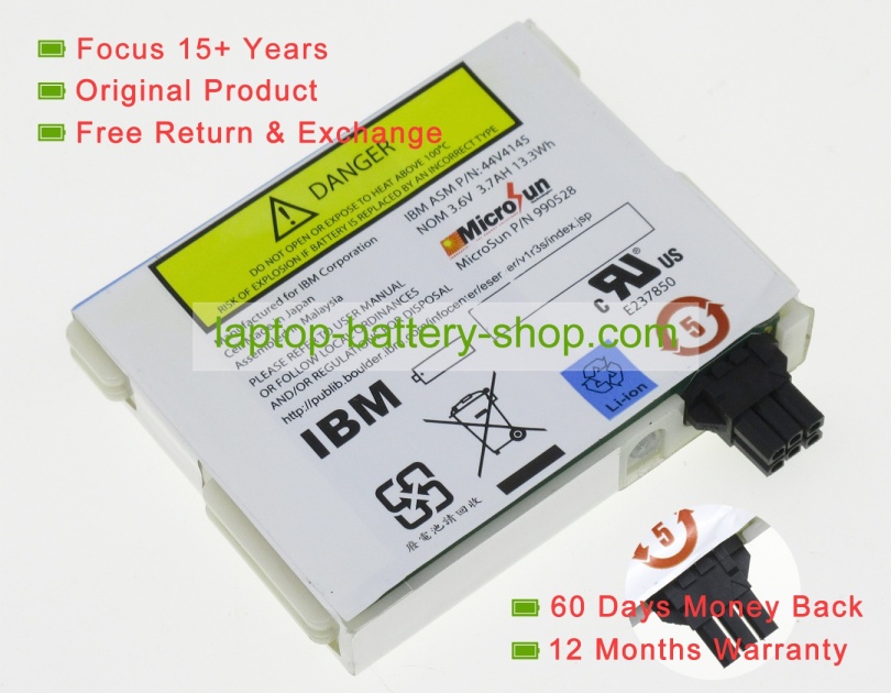 Ibm 44V4145, 74Y5667 3.6V 3700mAh original batteries - Click Image to Close