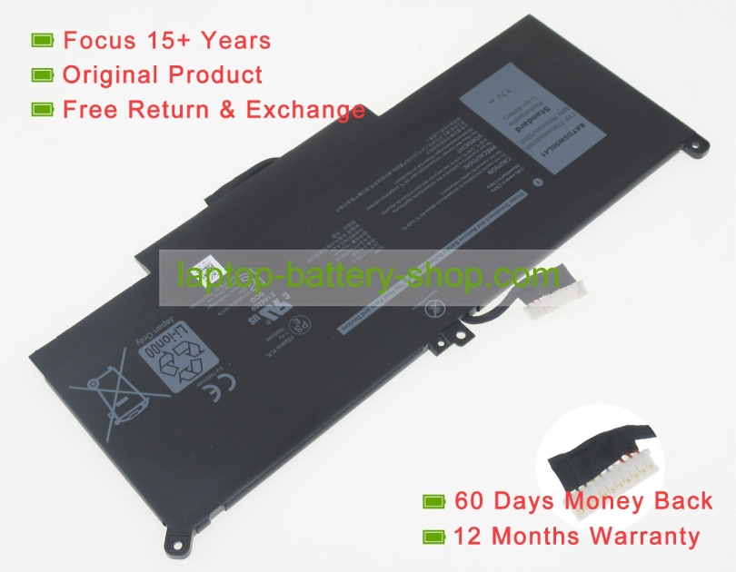 Dell BATDSW50L41 7.7V 7650mAh original batteries - Click Image to Close