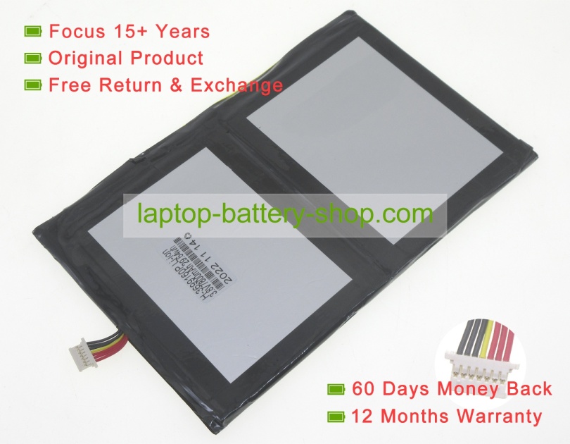 Other GPC3699160, B100 3.7V 7800mAh original batteries - Click Image to Close