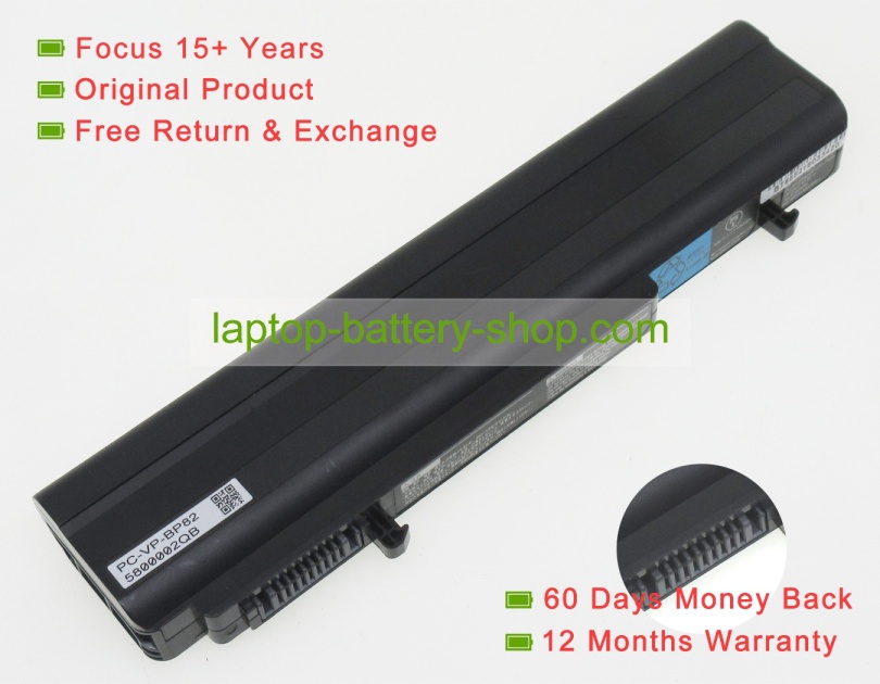 Nec OP-570-77000, PC-VP-BP82 10.8V 6700mAh original batteries - Click Image to Close