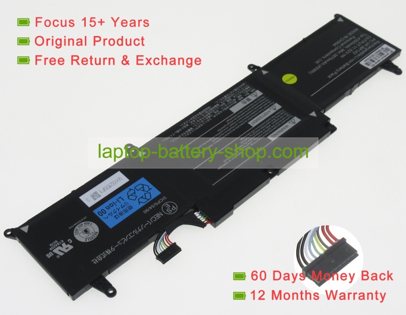 Nec PC-VP-BP142 11.52V 4300mAh original batteries - Click Image to Close