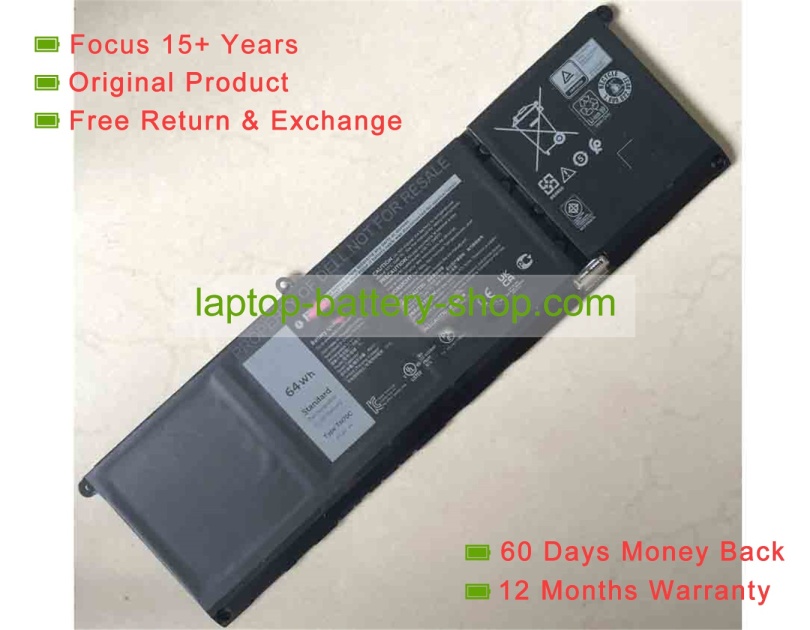 Dell TN70C 15.2V 4210mAh original batteries - Click Image to Close