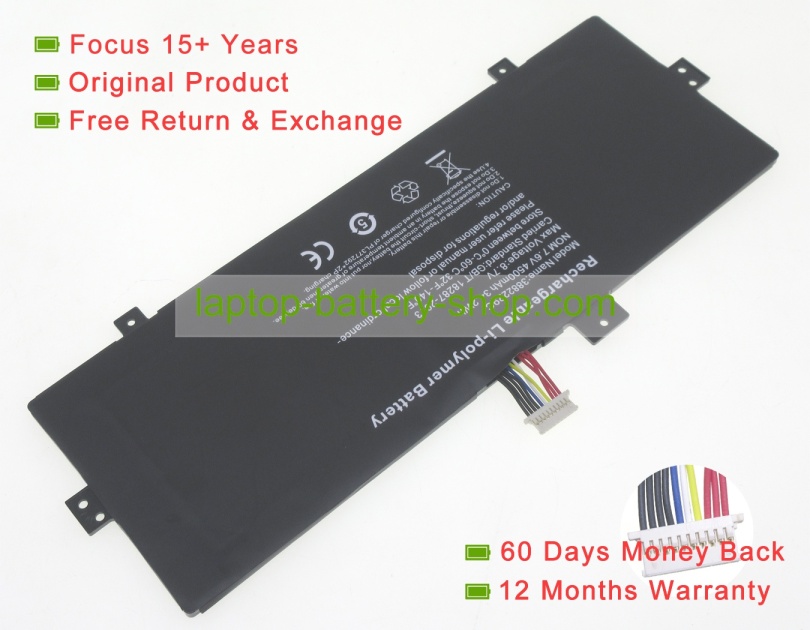 Rtdpart 4179229C, NV-3578107-2S 7.6V 4500mAh original batteries - Click Image to Close