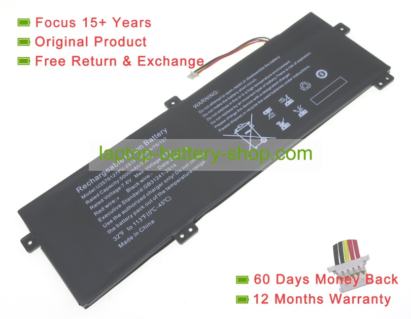 Rtdpart 4267121, 4267121-2S 7.4V 5000mAh original batteries - Click Image to Close